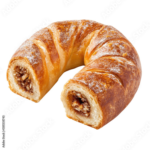 Kurtos Kalacs Delight on transparent background photo