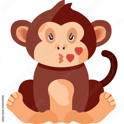 Monkey Kiss Icon
