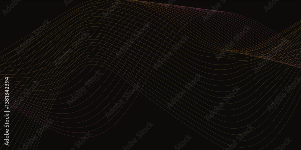 Elegant Minimalist Line Wave Background for Banner and Template Design Elegant Minimalist Line Wave Background for Banner and Template Design