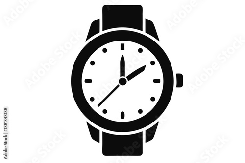 Isolated Wristwatch Classic Design
