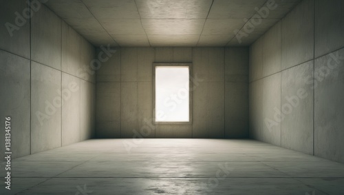 Interior of the apartment lacking decoration in gray tones.