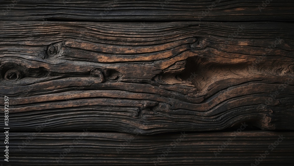 Fototapeta premium Natural weathering silhouette texture, background of wood texture.