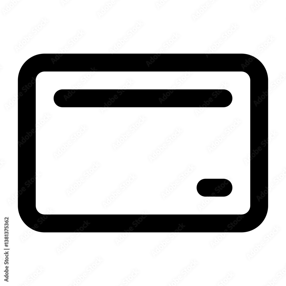 Credit card icon. Online payment sign and symbol. Credit card icon. Online payment sign and symbol.