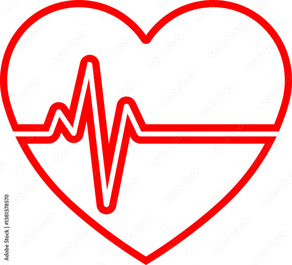 Heart icon in line vector signs isolated on transparent background Heart icon in line vector signs isolated on transparent background