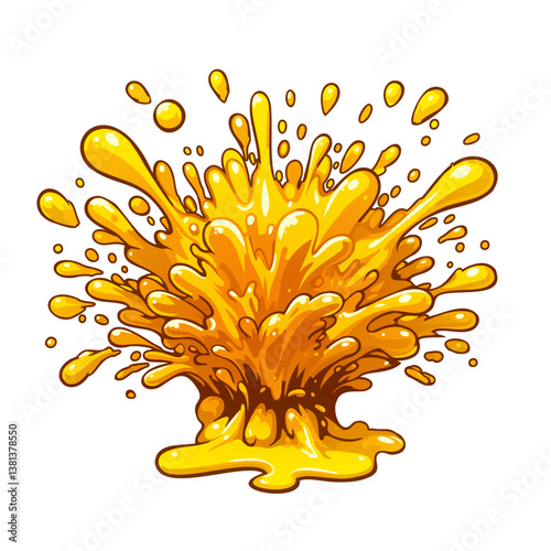 Yellow Oil Spash