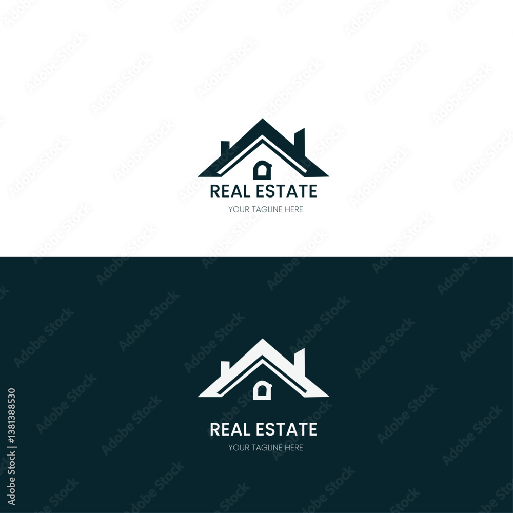 Vector beautiful business real state logo design Vector beautiful business real state logo design