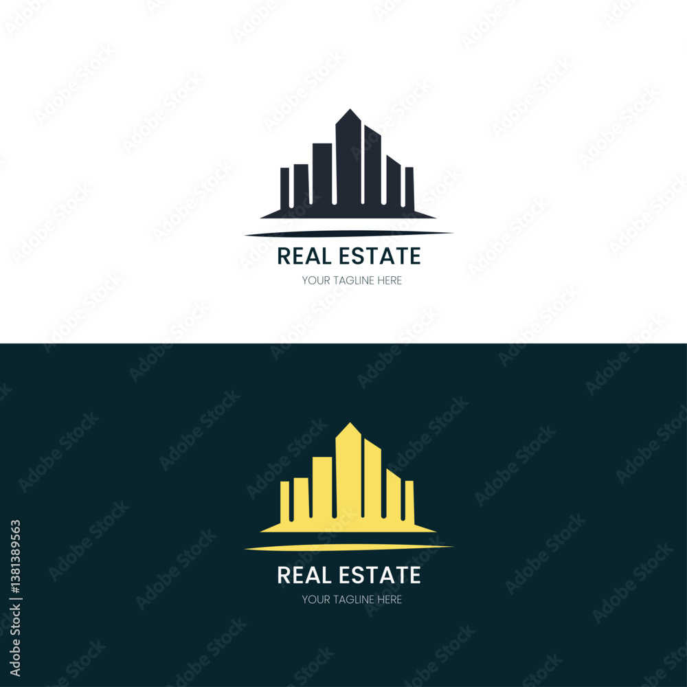 Real estate logo design template Building architecture symbol Real estate logo design template Building architecture symbol