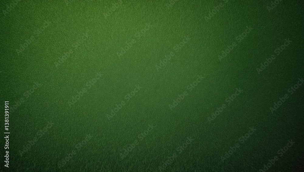 Closeup of a dark green matte fabric background. Seamless leather texture. Material macro with vignette effect.