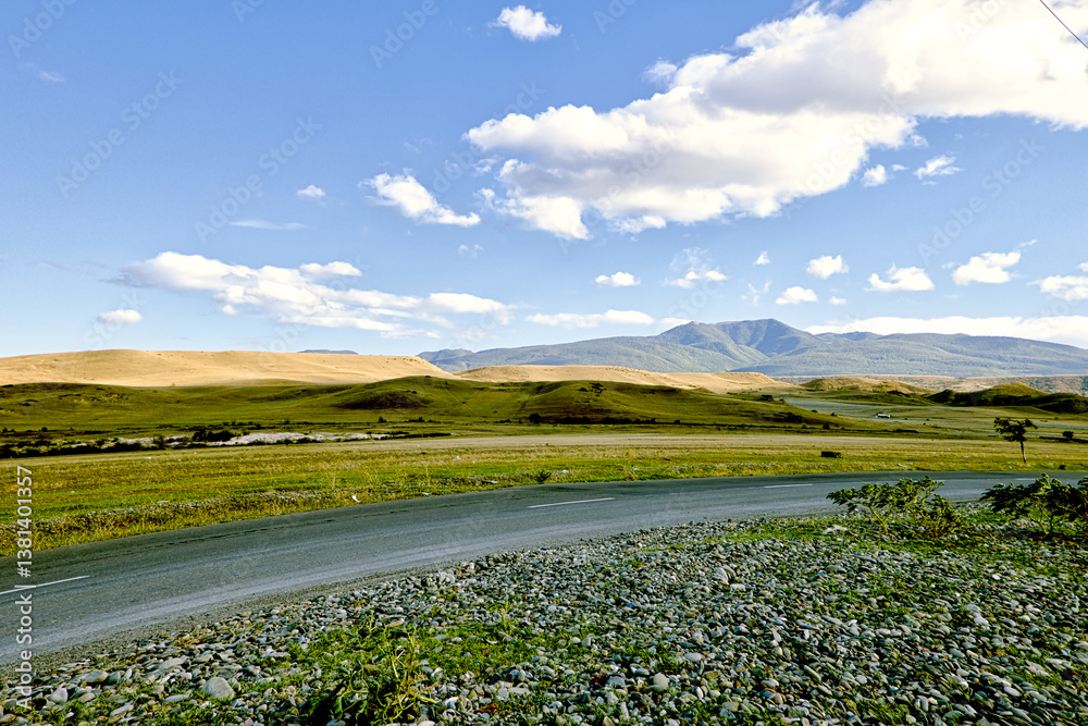 Beautiful Landscape in Kartli, Georgia