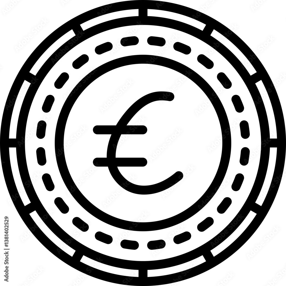 St Barts Coin Icon St Barts Coin Icon