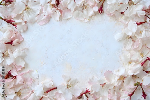 A Beautifully Crafted Greeting Card Adorned with Delicate Petals, Perfect for Expressing Love, Warmth, and Joy on Any Special Occasion