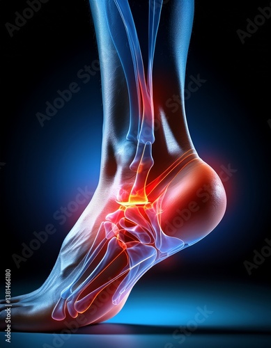 Dolor de cuerpo representado con calor en nervios.  Conceptro de esguince en articulacion.