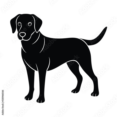 Rottweiler vector silhouette