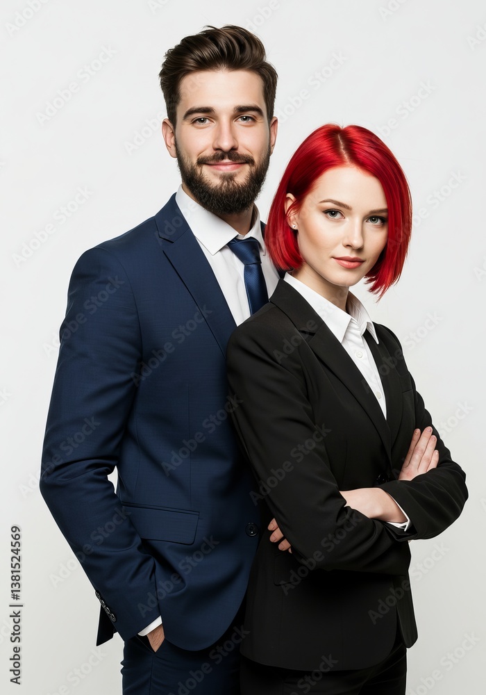 Confident Business Professionals Portrait of a Successful Team Confident Business Professionals Portrait of a Successful Team