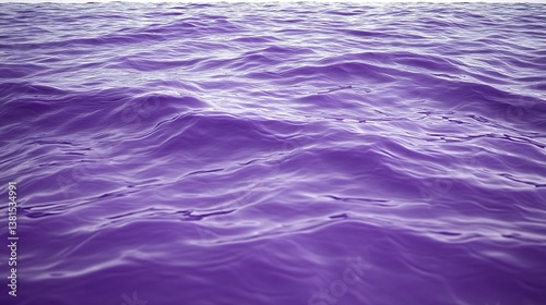 Gentle waves of purple water reflecting a soft light