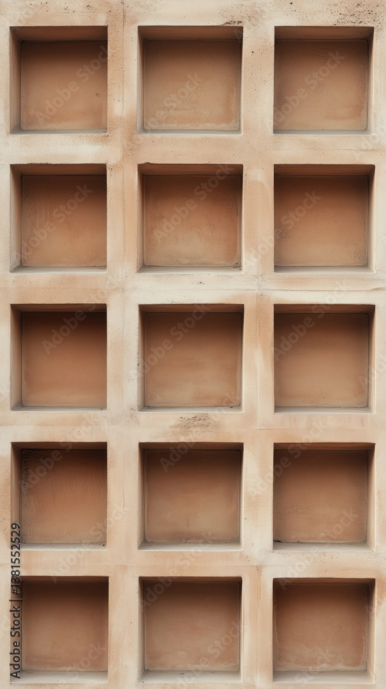 Minimalist architectural grid pattern in warm concrete shades, offering an industrial yet clean phone wallpaper aesthetic.
Minimalist architectural grid pattern in warm concrete shades, offering an industrial yet clean phone wallpaper aesthetic.