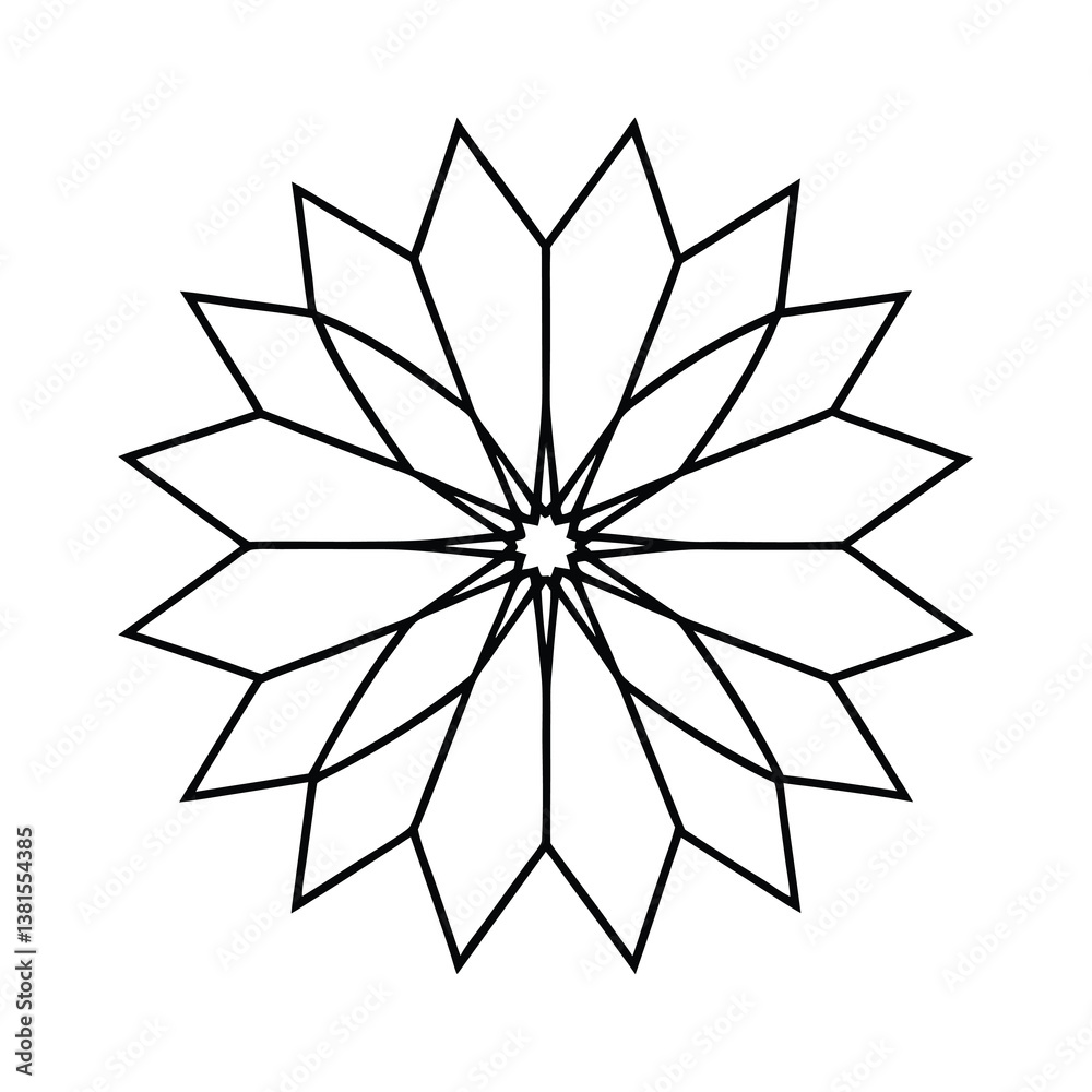 Obraz premium mandala vector illustration