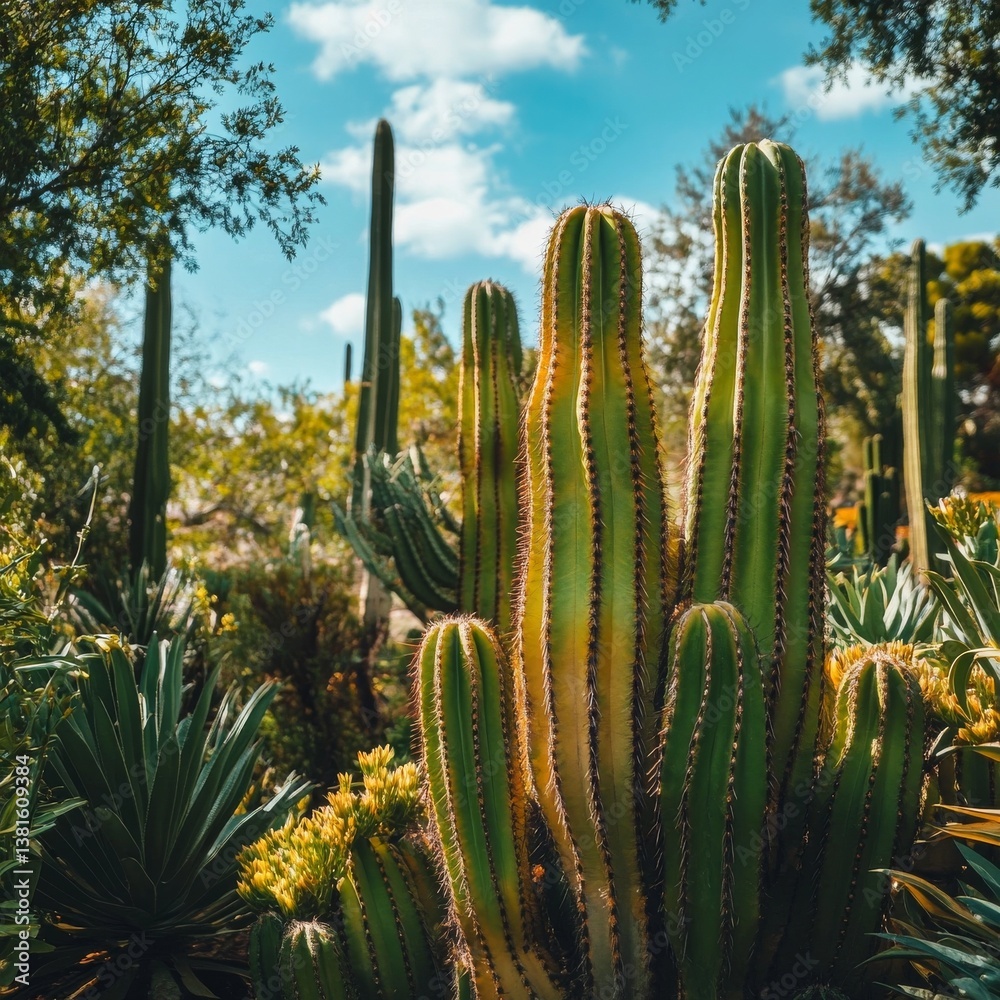 Cactus in botanic garden Cactus in botanic garden