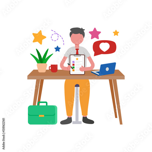 Insightful Employee Survey Analysis Methods Vector Illustration