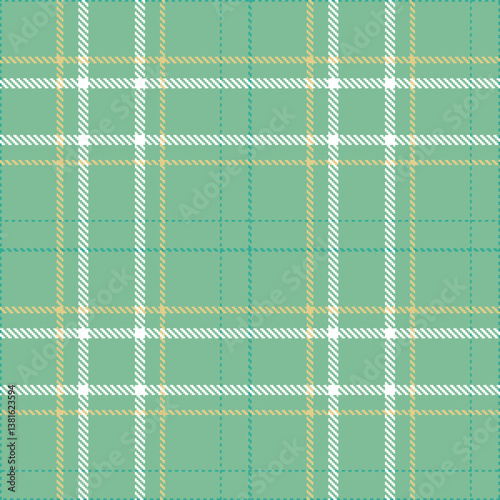 Plaid pattern seamless. Pastel Green Eggs and Ham & Rustic Ambrosial Oceanside Tartan Fabric Design.
