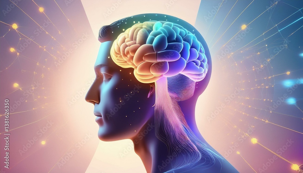 Obraz premium human brain anatomy