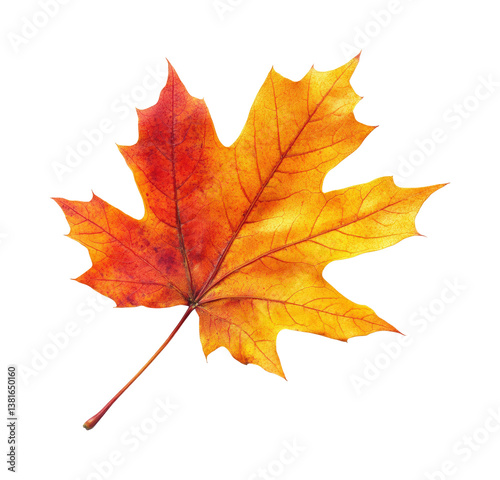 Wallpaper Mural Autumn leaves falling nature leaf colorful isolated on transparent background, png Torontodigital.ca