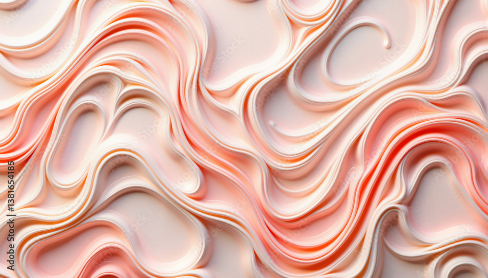 Fototapeta premium Soft blend texture with intricate patterns in natural colors, artistic design