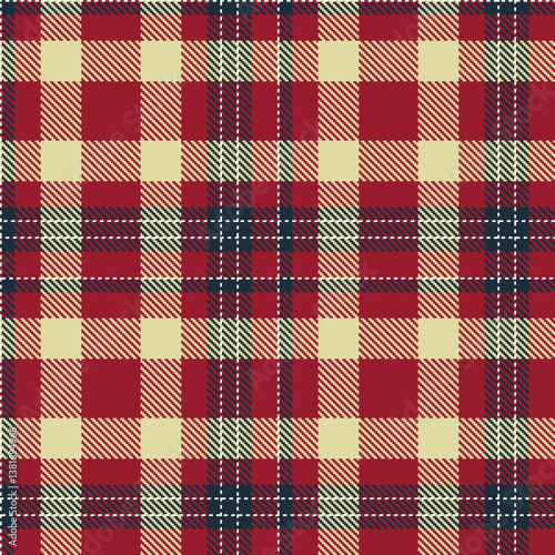 Metallic Tangaroa and Traditional Petal of a Dying Rose Seamless Tartan Fabric Design