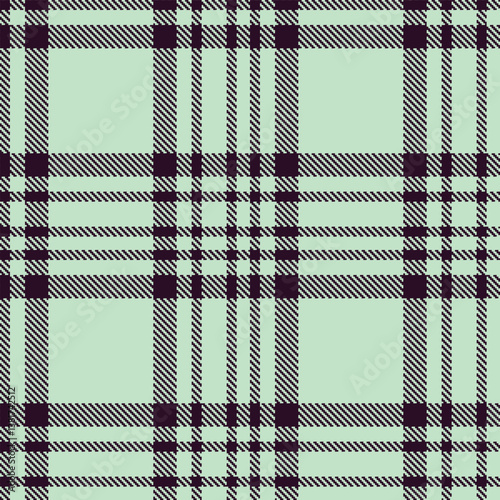 Bright Globe Thistle and Vibrant Slime Lime Seamless Tartan Fabric Design