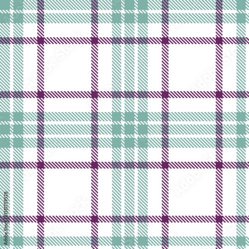Elegant Pastel White & Autumn Green Room Seamless Tartan Fabric Design