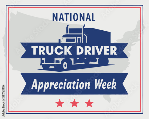 National Truck Driver Appreciation Week: Honoring Truckers with Winged Truck Design.