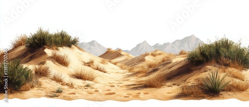 Obraz na płótnie PNG Desert landscape nature natural ground. w salonie