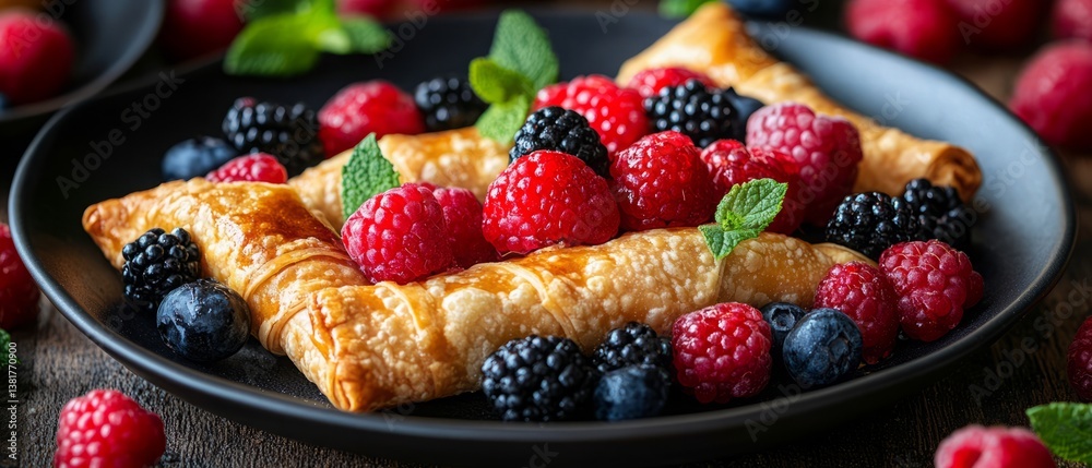 Mouthwatering Fruit Turnovers - Crispy, Golden, and Delicious
