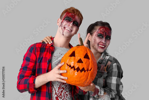 Scary zombies with Hallowee...