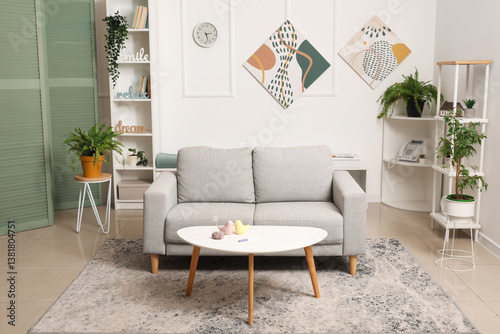 Interior of living room wit...