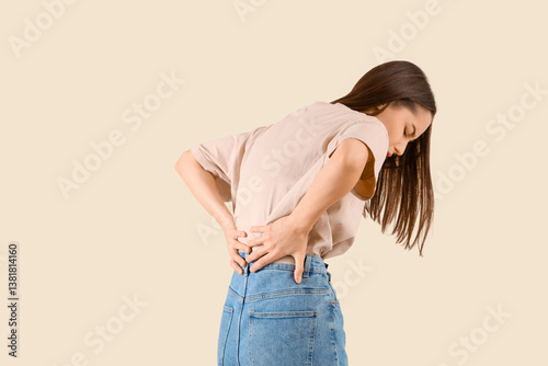 Young woman suffering from ...
