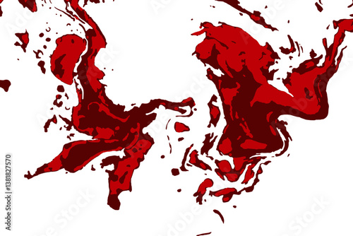 background of red chaotic spots