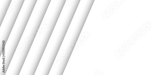 Abstract modern geometric diagonal lines background with grey and white square Element on light silver modern design for poster, banner, wallpaper, mockup, flyer, and report. Vector illustration.