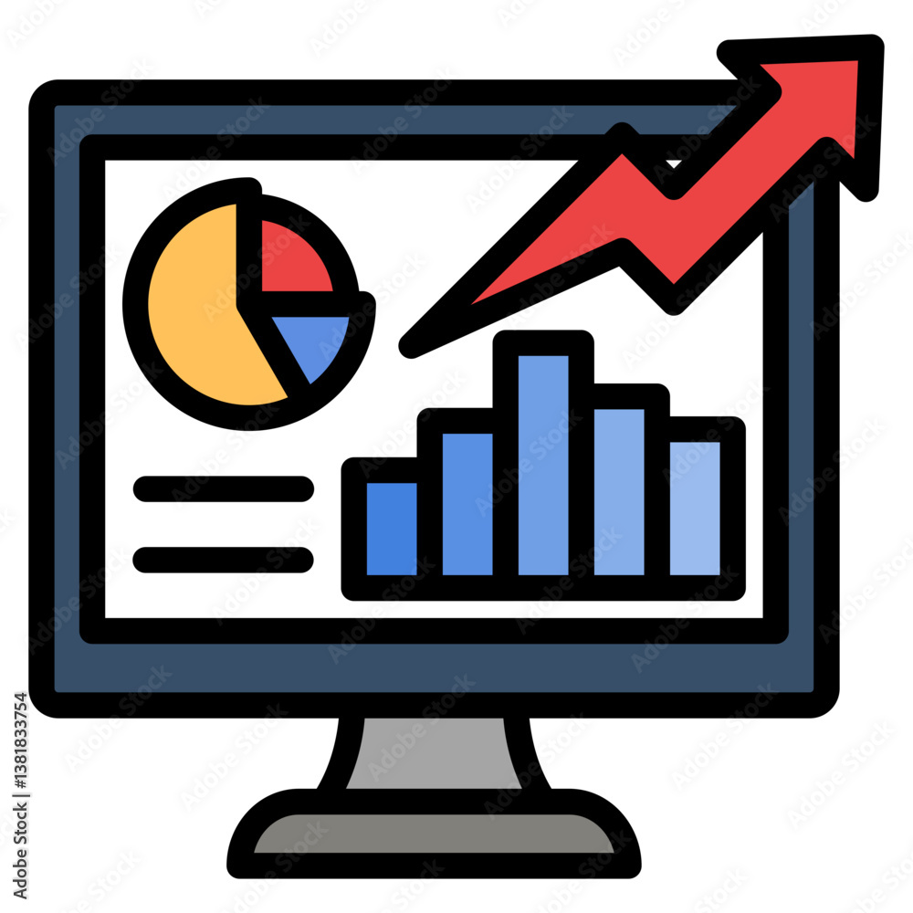 Data Visualization Icon Element For Design Data Visualization Icon Element For Design