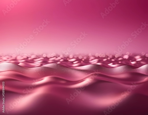 Ripples of soft pink hues flow harmoniously across a smooth surface, creating an abstract landscape that invites reflection and exploration of emotions and colors Generative AI