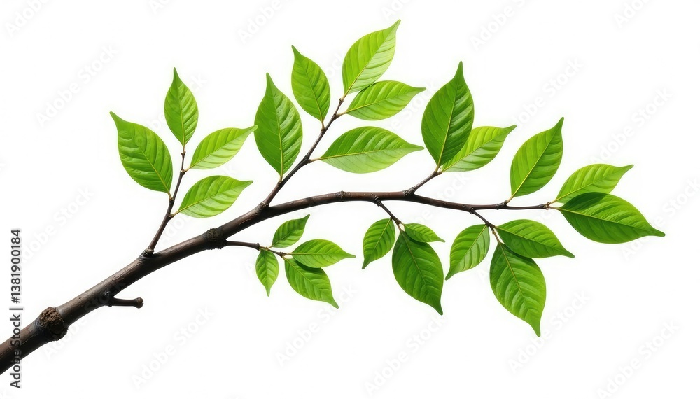 Single tree branch isolated on white background with delicate knots, organic, branch, isolation Single tree branch isolated on white background with delicate knots, organic, branch, isolation