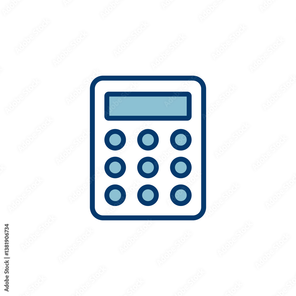 Calculator icon vector isolated on white background. Calculator vector icon. Accounting icon Calculator icon vector isolated on white background. Calculator vector icon. Accounting icon