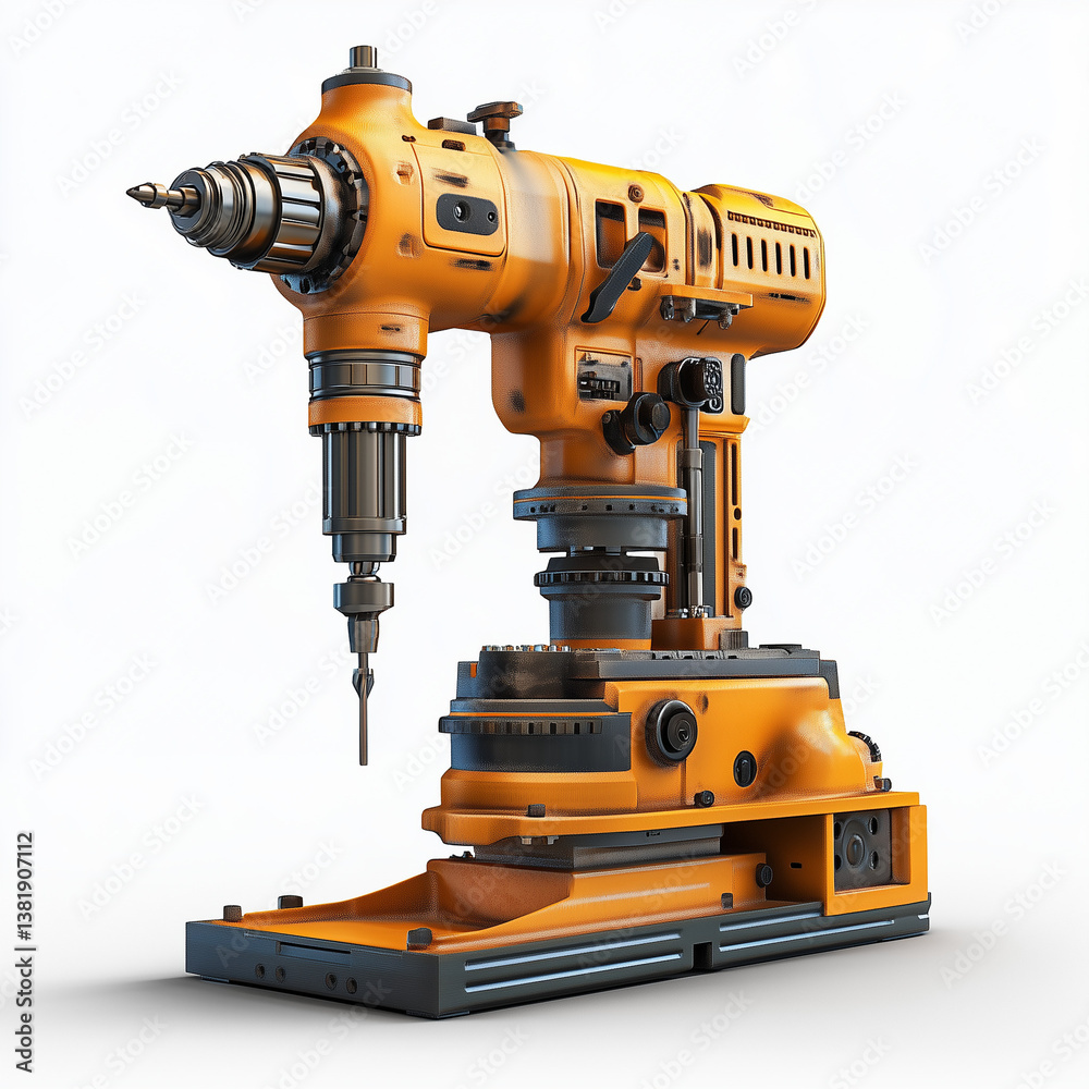 A high-powered drilling machine with an attached drill bit for precision drilling tasks