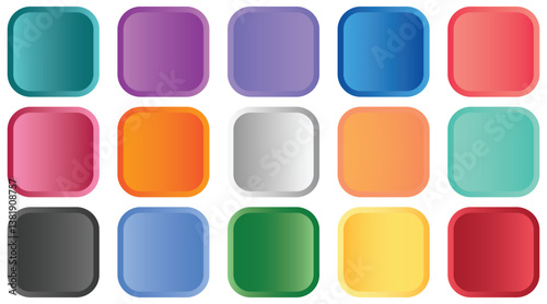 Glossy circle buttons sign for web, 3d round click button icons. spheres and ball set, emblem Badge, Game button Vector, 