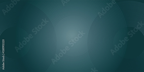 Abstract blue glowing geometric lines on dark blue background. Modern shiny blue circle lines pattern. Futuristic technology concept. Suit for cover, poster, banner, brochure, header, website