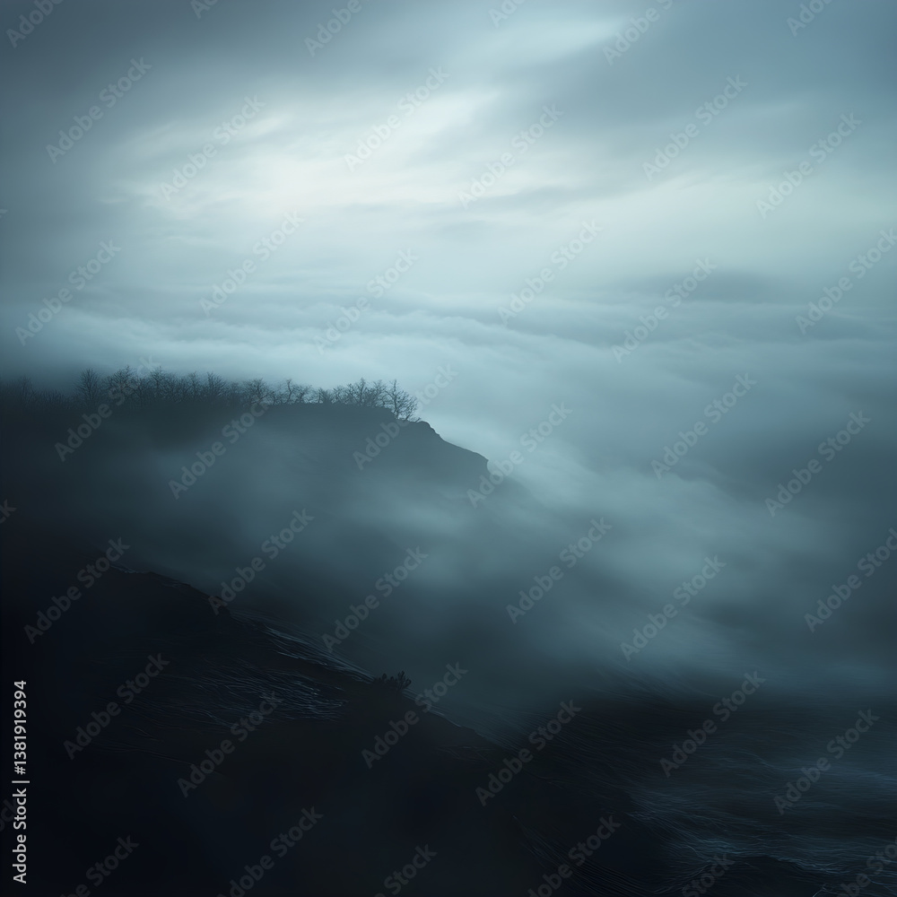 Ethereal Dissolution: Capturing the Ephemeral Nature in Fog