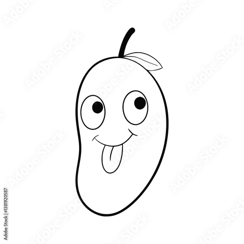 funny cartoon mango