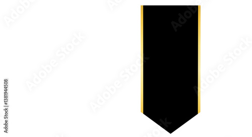 Elegant Golden Label, Premium Gold Banner