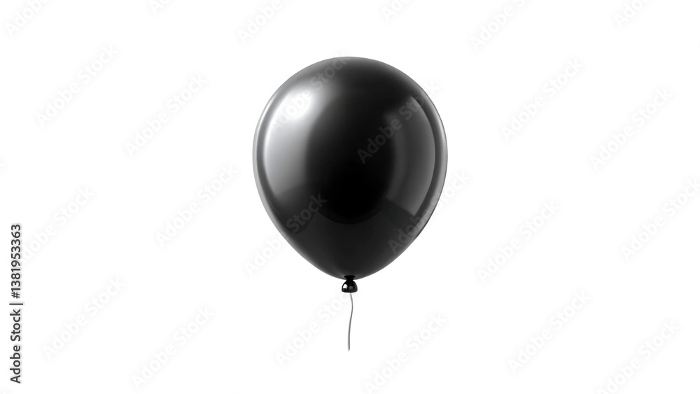 Fototapeta premium black balloon isolated