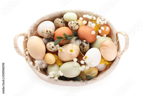 Easter basket with assorted...